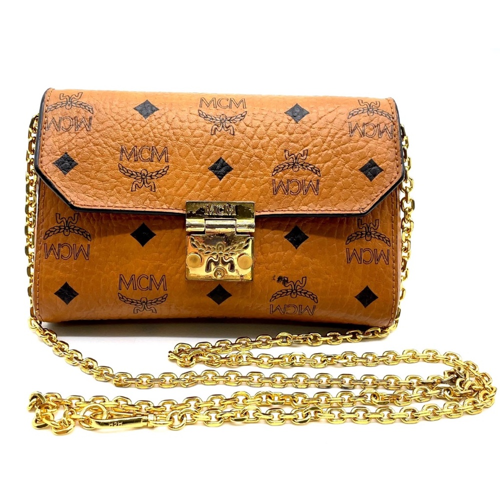 Authentic MCM Millie “mini” Visetos Crossbody Bag Excellent Condition